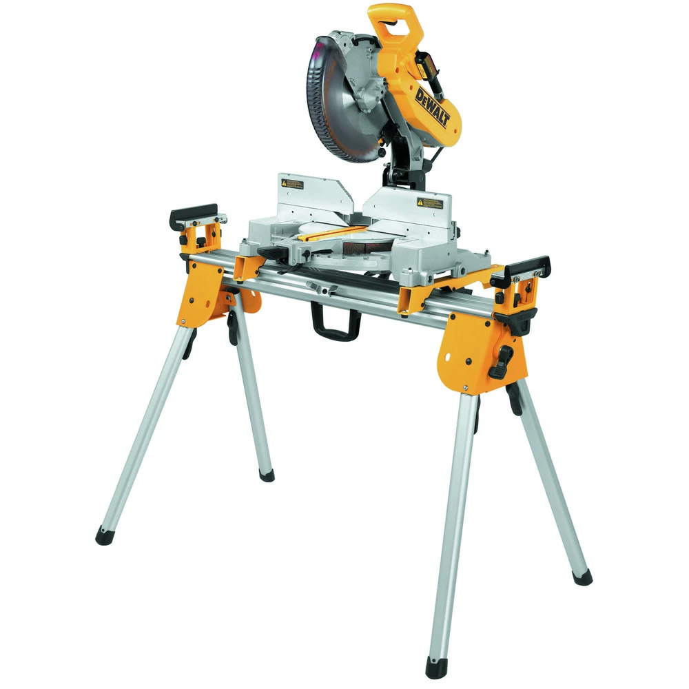 Dewalt DWX724 11.5 In. X 100 In. X 32 In. Compact Miter Saw Stand - Silver/Yellow 5 Dewalt DWX724 11.5 In. X 100 In. X 32 In. Compact Miter Saw Stand - Silver/Yellow - Image 5