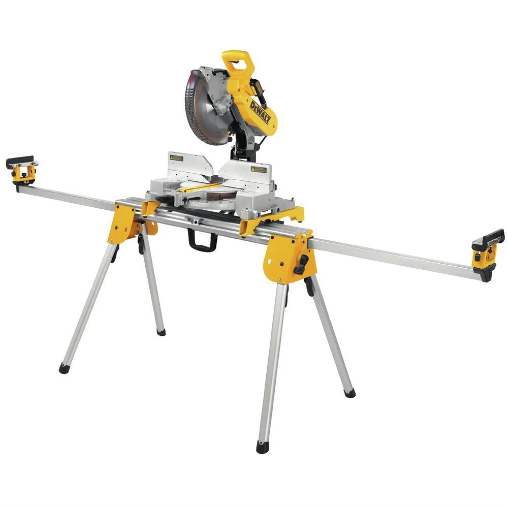 Dewalt DWX724 11.5 In. X 100 In. X 32 In. Compact Miter Saw Stand - Silver/Yellow 6 Dewalt DWX724 11.5 In. X 100 In. X 32 In. Compact Miter Saw Stand - Silver/Yellow - Image 6