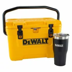 Dewalt DXC1003B 10 Quart Roto-Molded Lunchbox Cooler And 30 Oz. Black Tumbler Combo