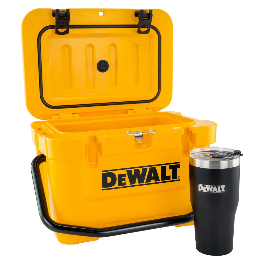 Dewalt DXC1003B 10 Quart Roto-Molded Lunchbox Cooler And 30 Oz. Black Tumbler Combo 3 Dewalt DXC1003B 10 Quart Roto-Molded Lunchbox Cooler And 30 Oz. Black Tumbler Combo - Image 3