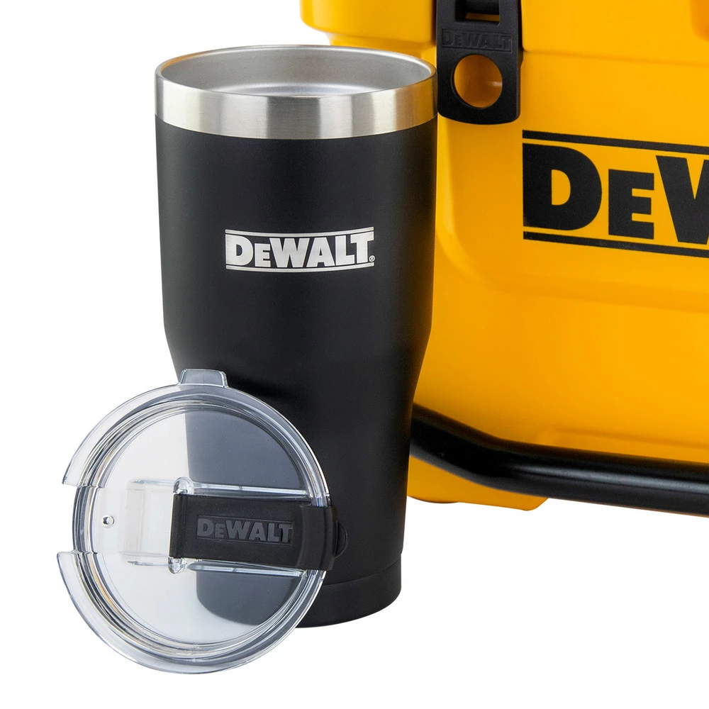 Dewalt DXC1003B 10 Quart Roto-Molded Lunchbox Cooler And 30 Oz. Black Tumbler Combo 5 Dewalt DXC1003B 10 Quart Roto-Molded Lunchbox Cooler And 30 Oz. Black Tumbler Combo - Image 5