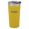 Dewalt DXC20OZTYS 20 Oz. Yellow Powder Coated Tumbler