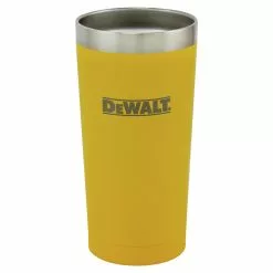 Dewalt DXC20OZTYS 20 Oz. Yellow Powder Coated Tumbler -Dewalt Shop dewndxc20oztys a