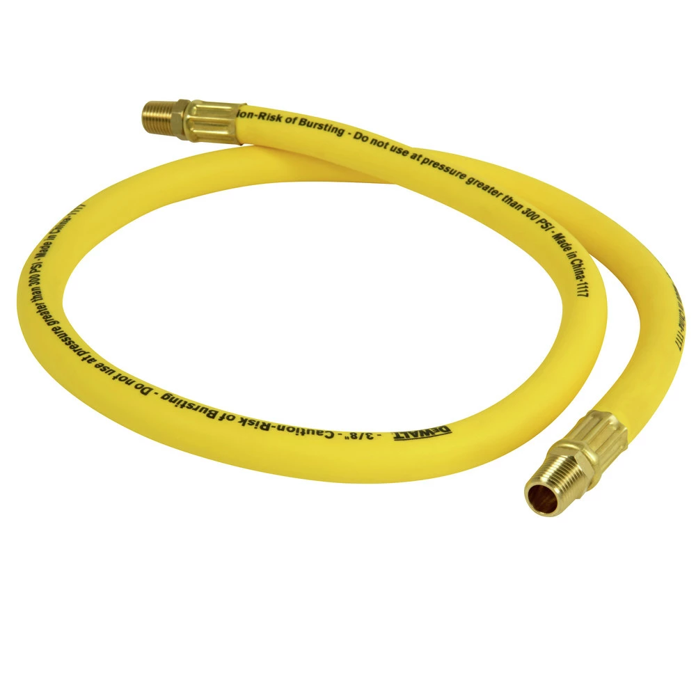 Dewalt DXCM012-0208 3/8 In. X 3 Ft. Premium Hybrid Whip Hose 1 Dewalt DXCM012-0208 3/8 In. X 3 Ft. Premium Hybrid Whip Hose