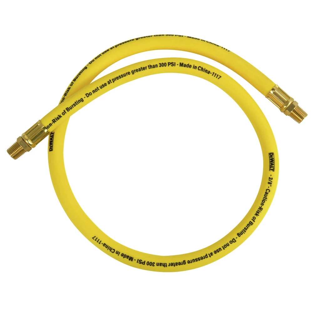 Dewalt DXCM012-0208 3/8 In. X 3 Ft. Premium Hybrid Whip Hose 3 Dewalt DXCM012-0208 3/8 In. X 3 Ft. Premium Hybrid Whip Hose - Image 3