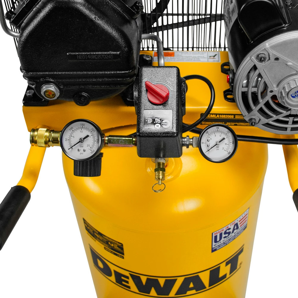 Dewalt DXCMLA1682066 1.6 HP 20 Gallon Portable Hotdog Air Compressor 6 Dewalt DXCMLA1682066 1.6 HP 20 Gallon Portable Hotdog Air Compressor - Image 6