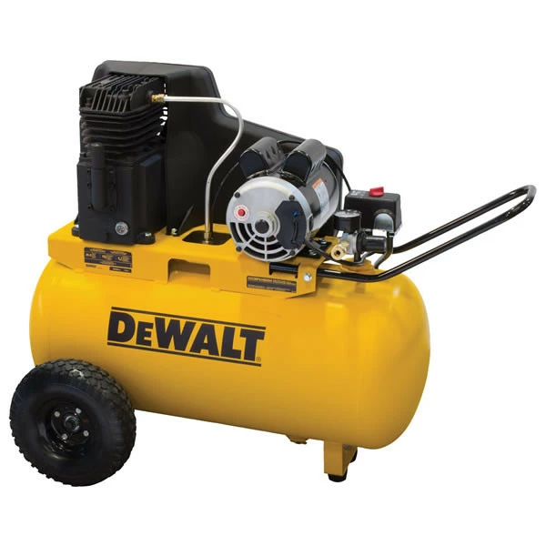 Dewalt DXCMPA1982054 1.9 HP 20 Gallon Portable Horizontal Wheelbarrow Air Compressor 1 Dewalt DXCMPA1982054 1.9 HP 20 Gallon Portable Horizontal Wheelbarrow Air Compressor