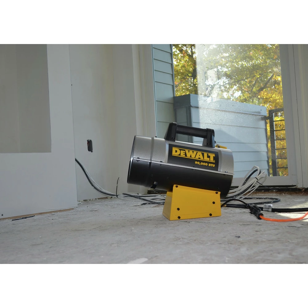 Dewalt DXH90FAV 55,000 - 90,000 BTU Forced Air Propane Heater 4 Dewalt DXH90FAV 55,000 - 90,000 BTU Forced Air Propane Heater - Image 4